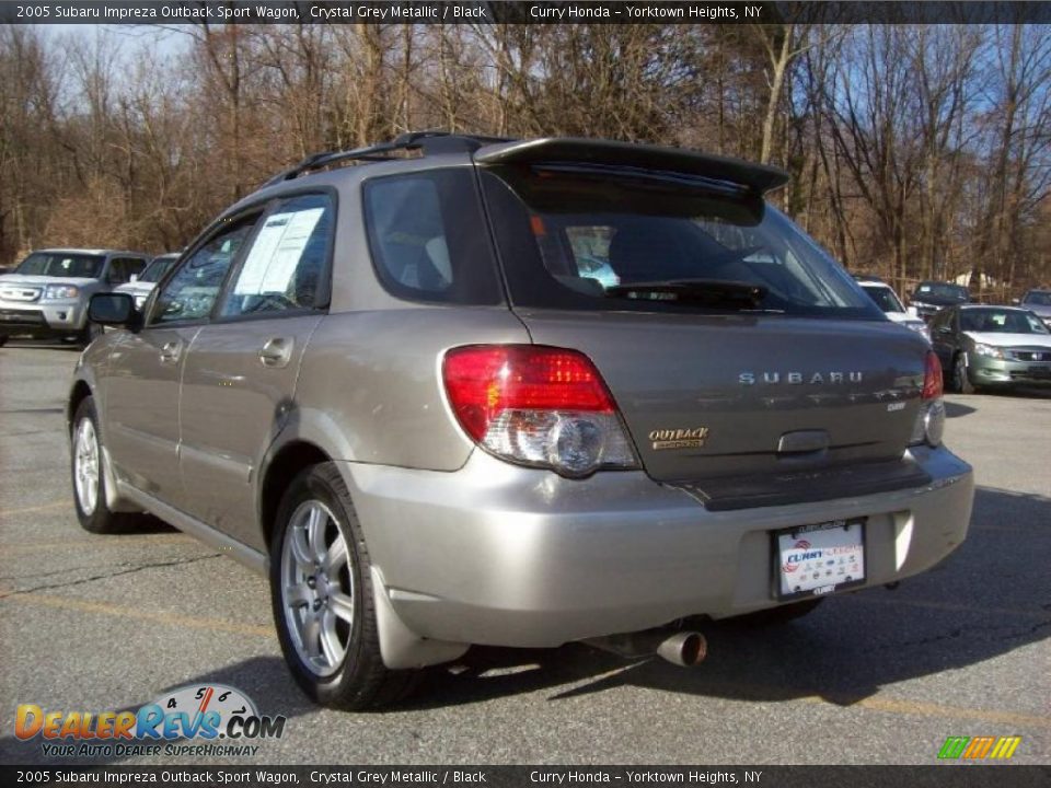 2005 Subaru Impreza Outback Sport Wagon Crystal Grey Metallic / Black Photo #2