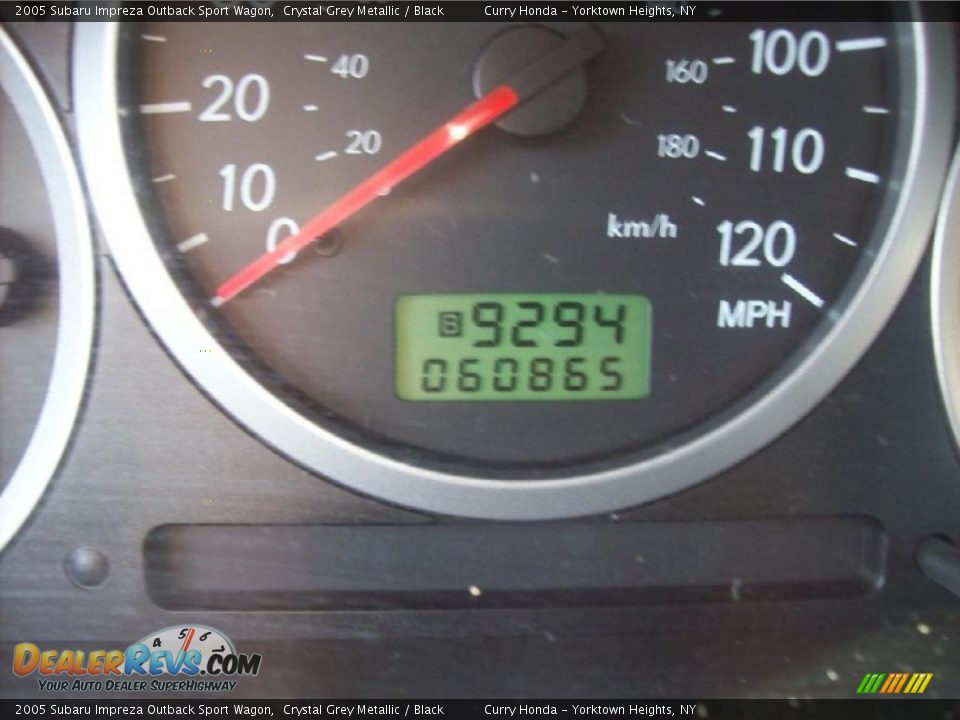 2005 Subaru Impreza Outback Sport Wagon Crystal Grey Metallic / Black Photo #4
