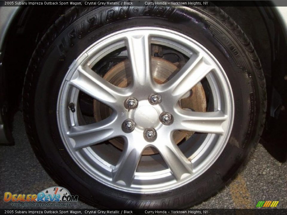 2005 Subaru Impreza Outback Sport Wagon Crystal Grey Metallic / Black Photo #9