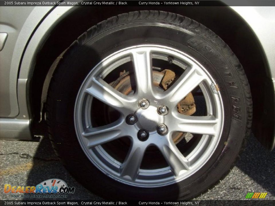 2005 Subaru Impreza Outback Sport Wagon Crystal Grey Metallic / Black Photo #10