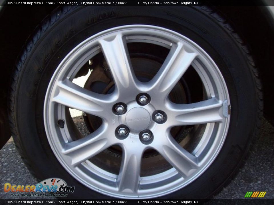 2005 Subaru Impreza Outback Sport Wagon Crystal Grey Metallic / Black Photo #11