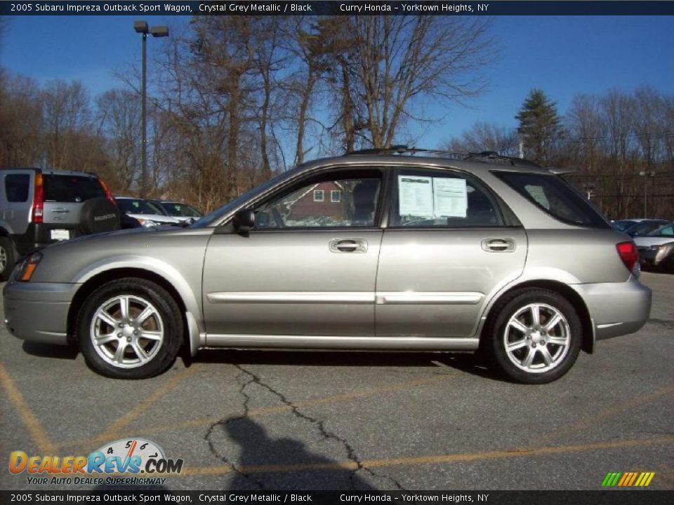 2005 Subaru Impreza Outback Sport Wagon Crystal Grey Metallic / Black Photo #19