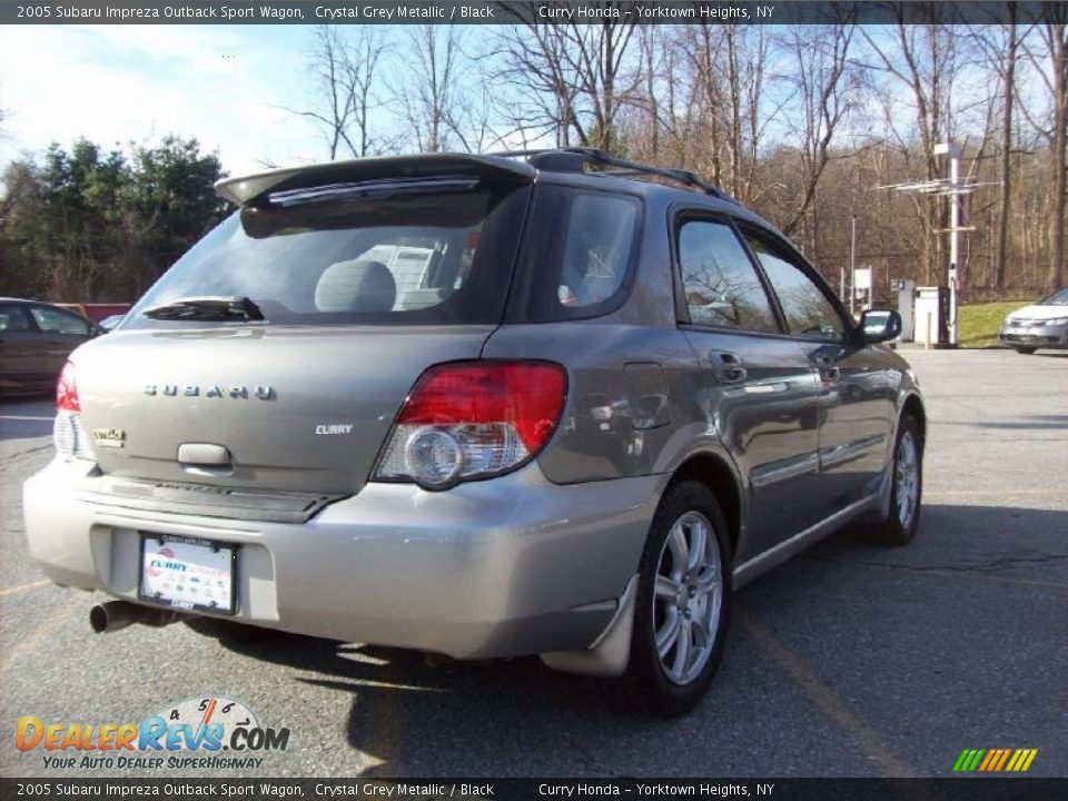 2005 Subaru Impreza Outback Sport Wagon Crystal Grey Metallic / Black Photo #20