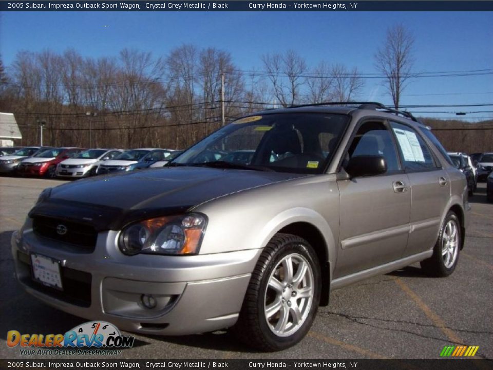 2005 Subaru Impreza Outback Sport Wagon Crystal Grey Metallic / Black Photo #21