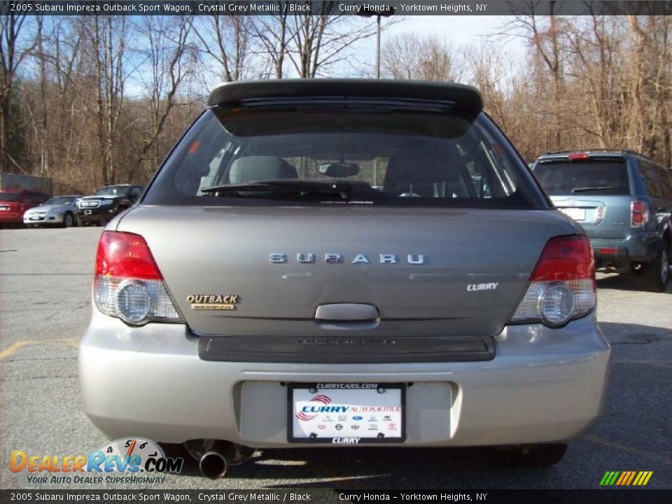 2005 Subaru Impreza Outback Sport Wagon Crystal Grey Metallic / Black Photo #22