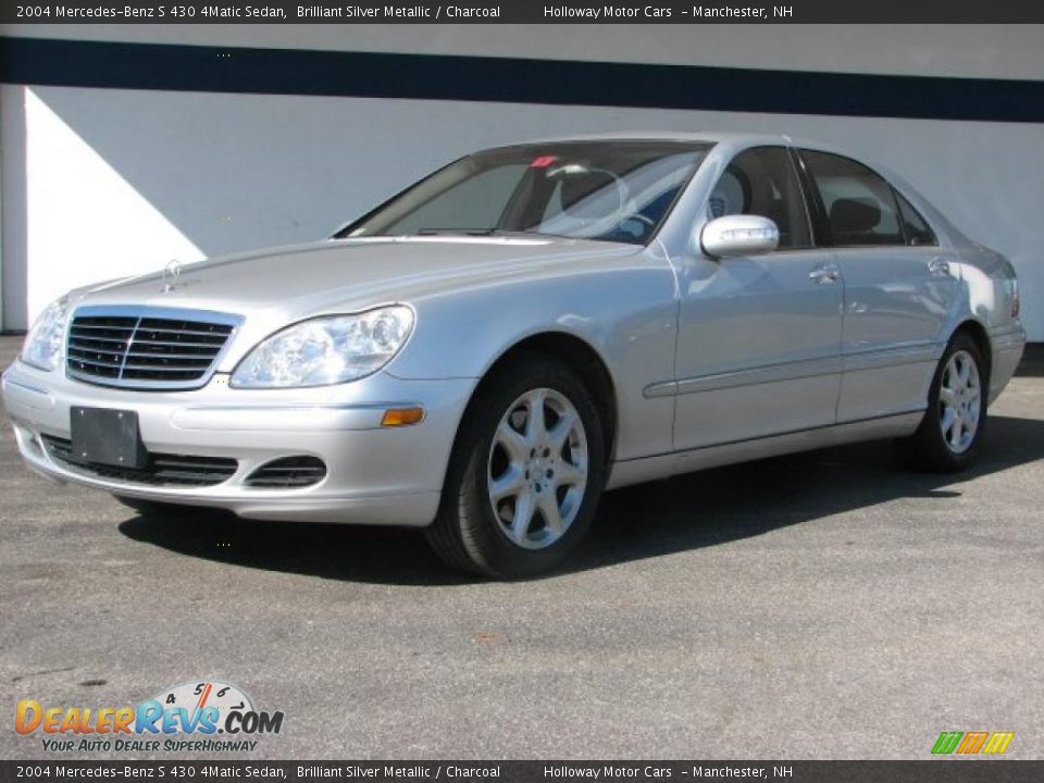 2004 Mercedes-Benz S 430 4Matic Sedan Brilliant Silver Metallic / Charcoal Photo #1