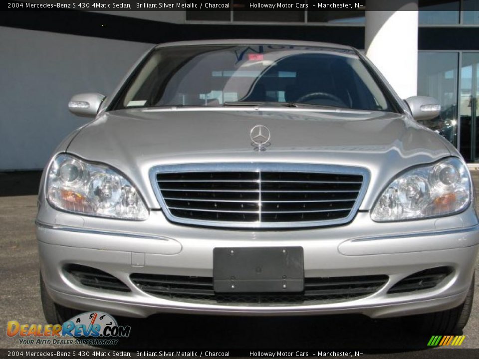 2004 Mercedes-Benz S 430 4Matic Sedan Brilliant Silver Metallic / Charcoal Photo #2