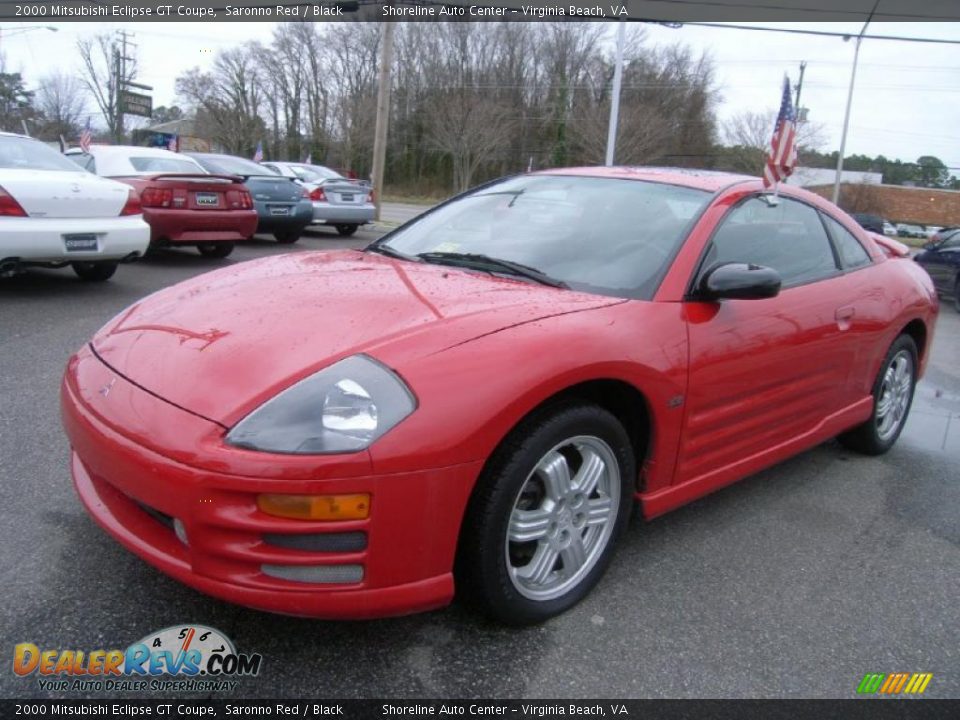 2000 Mitsubishi Eclipse GT Coupe Saronno Red / Black Photo #1