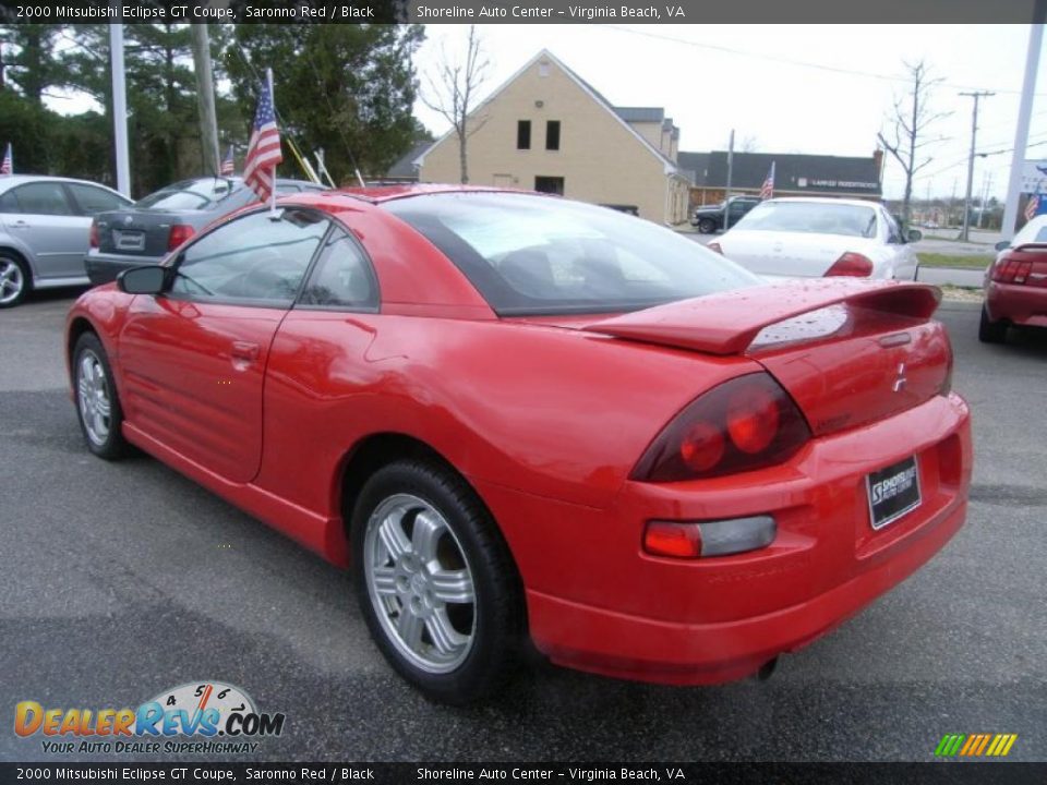 2000 Mitsubishi Eclipse GT Coupe Saronno Red / Black Photo #3