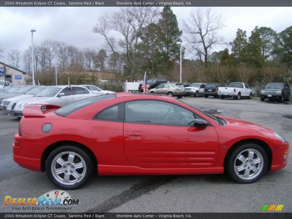 2000 Mitsubishi Eclipse GT Coupe Saronno Red / Black Photo #6