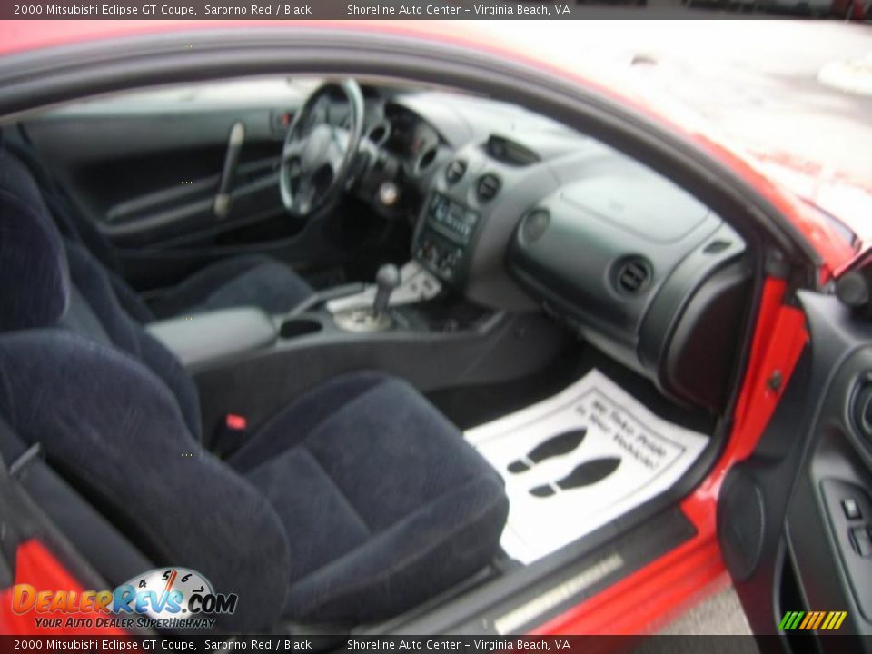 2000 Mitsubishi Eclipse GT Coupe Saronno Red / Black Photo #10