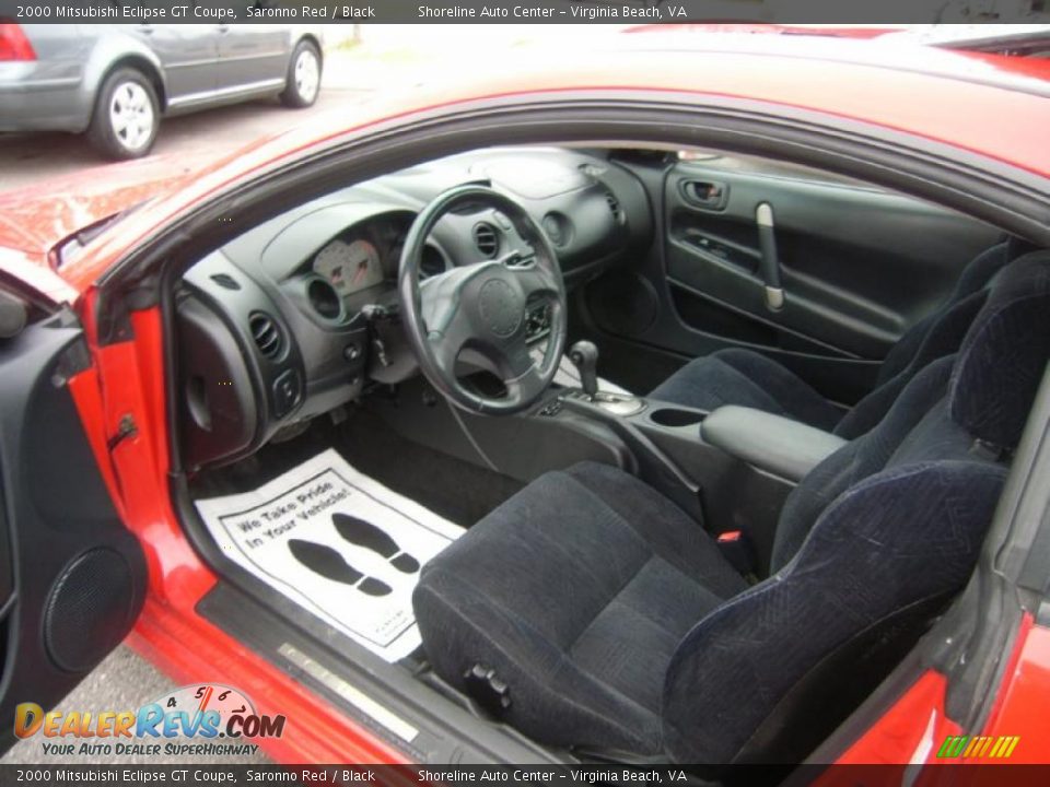 2000 Mitsubishi Eclipse GT Coupe Saronno Red / Black Photo #11