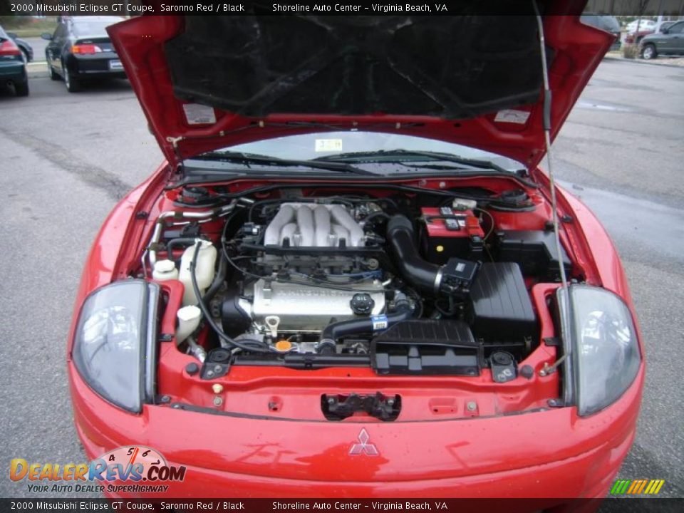 2000 Mitsubishi Eclipse GT Coupe Saronno Red / Black Photo #17