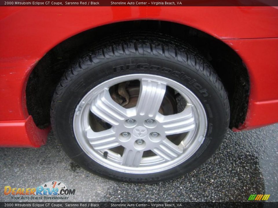 2000 Mitsubishi Eclipse GT Coupe Saronno Red / Black Photo #18