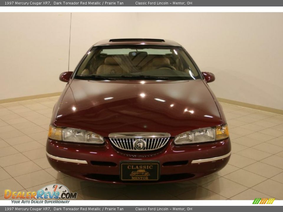 1997 Mercury Cougar XR7 Dark Toreador Red Metallic / Prairie Tan Photo #2