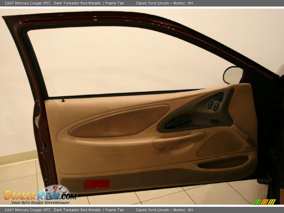 1997 Mercury Cougar XR7 Dark Toreador Red Metallic / Prairie Tan Photo #9