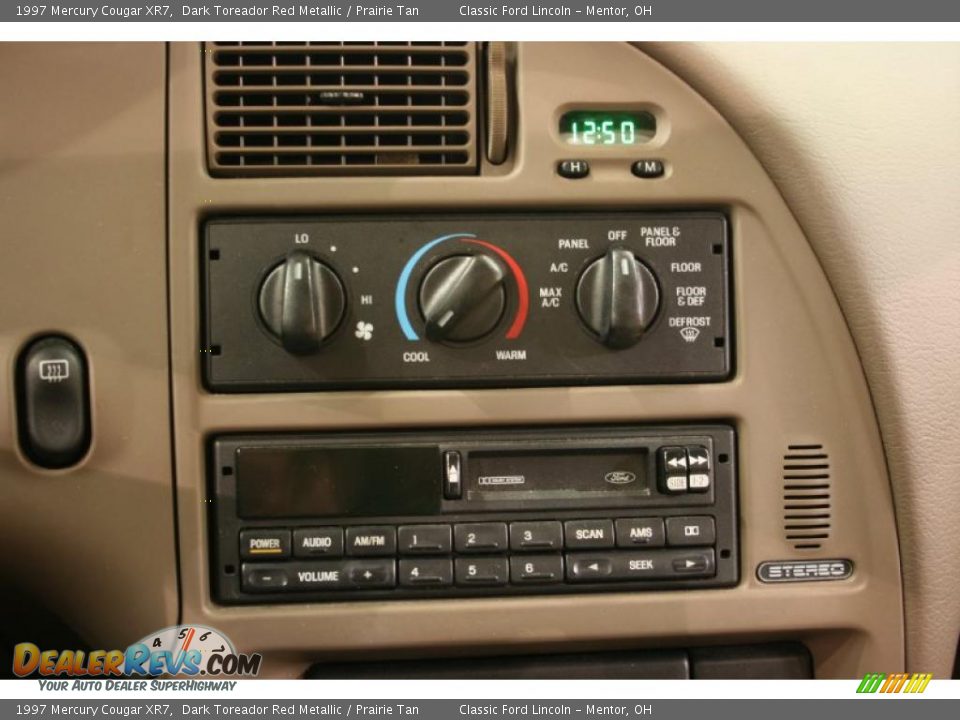 1997 Mercury Cougar XR7 Dark Toreador Red Metallic / Prairie Tan Photo #15