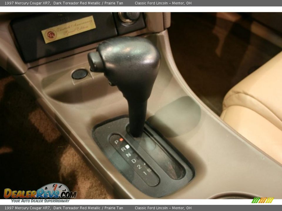 1997 Mercury Cougar XR7 Dark Toreador Red Metallic / Prairie Tan Photo #16