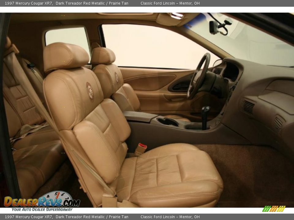 1997 Mercury Cougar XR7 Dark Toreador Red Metallic / Prairie Tan Photo #17