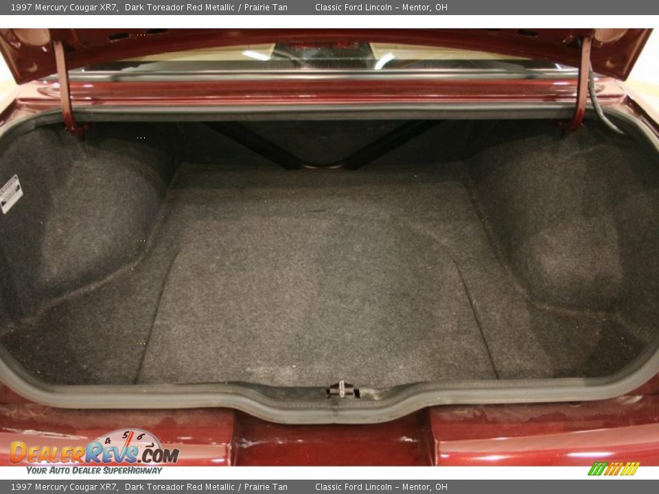 1997 Mercury Cougar XR7 Dark Toreador Red Metallic / Prairie Tan Photo #20