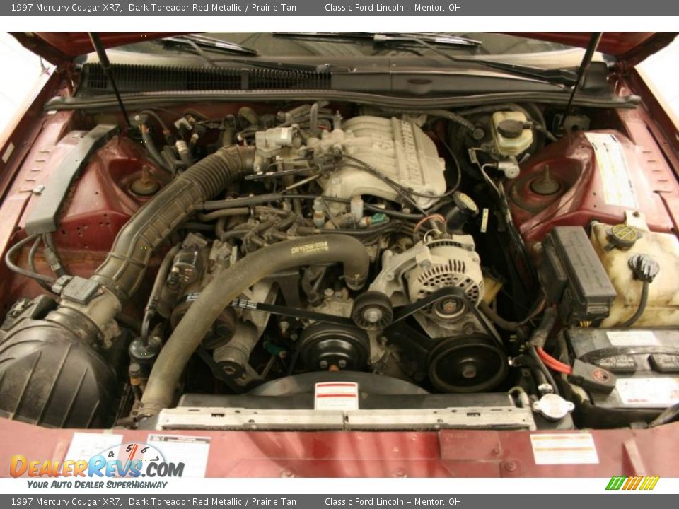 1997 Mercury Cougar XR7 Dark Toreador Red Metallic / Prairie Tan Photo #21