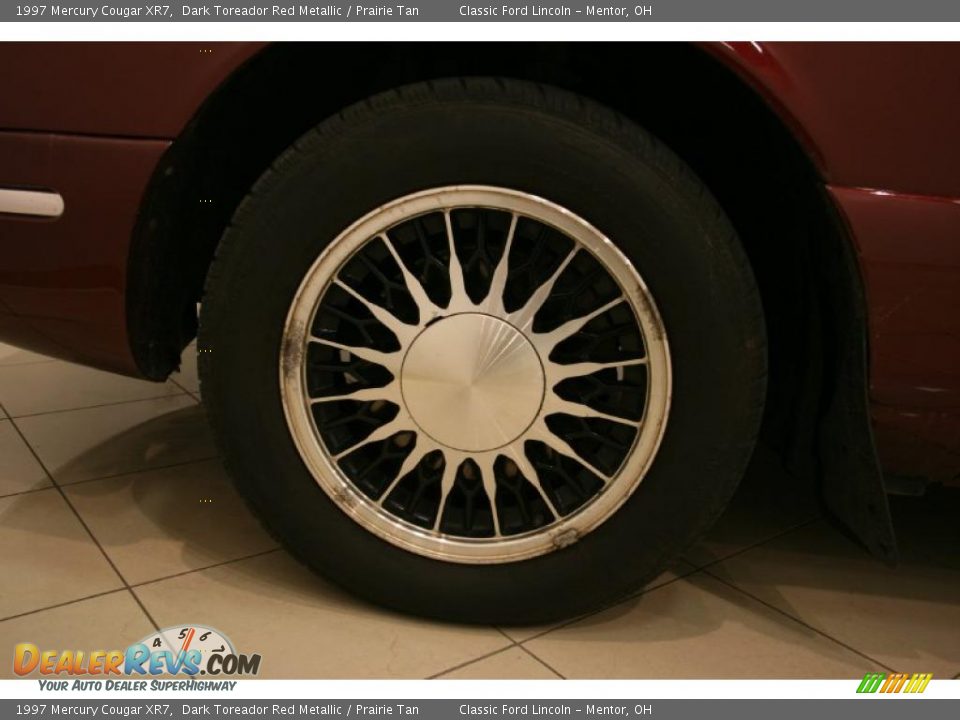 1997 Mercury Cougar XR7 Dark Toreador Red Metallic / Prairie Tan Photo #22