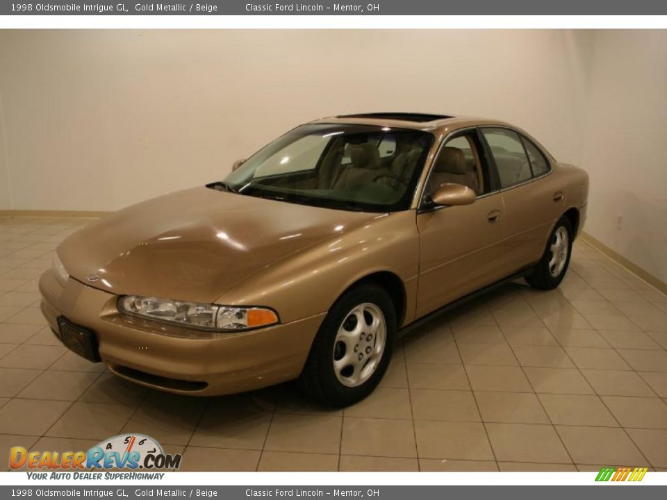 1998 Oldsmobile Intrigue GL Gold Metallic / Beige Photo #3