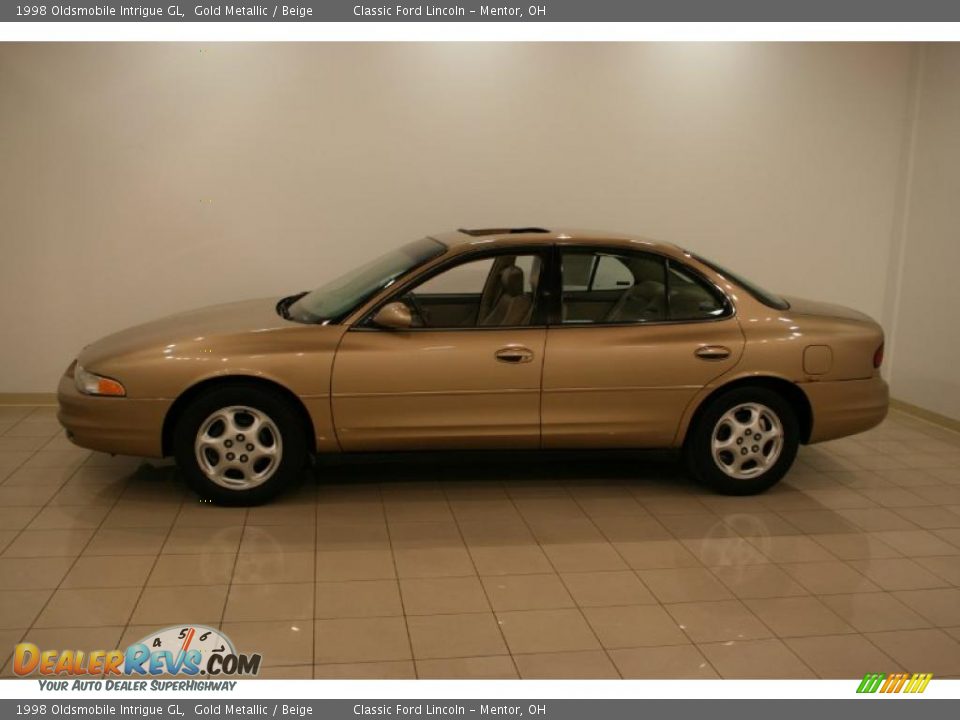1998 Oldsmobile Intrigue GL Gold Metallic / Beige Photo #4