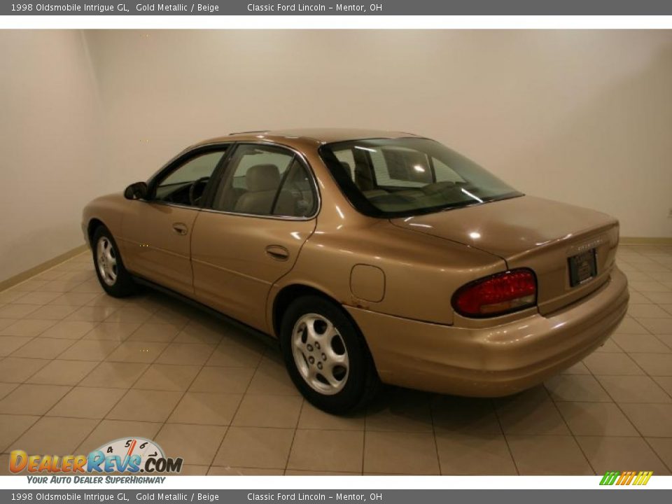 1998 Oldsmobile Intrigue GL Gold Metallic / Beige Photo #5