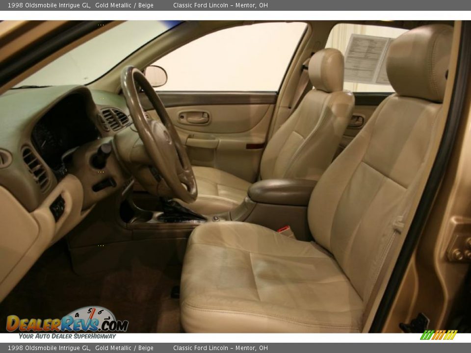 1998 Oldsmobile Intrigue GL Gold Metallic / Beige Photo #10
