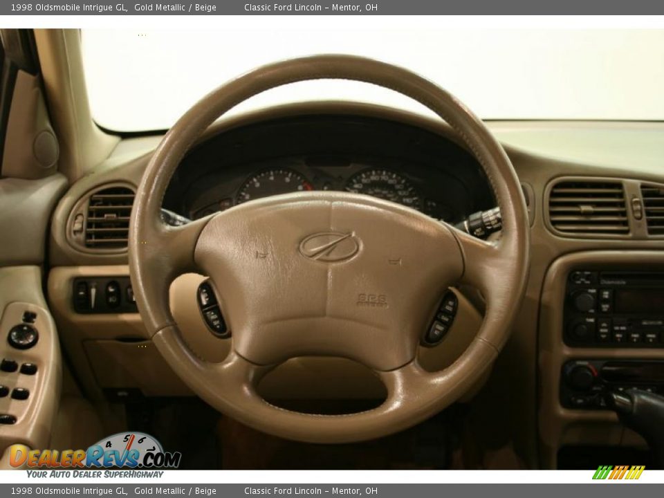 1998 Oldsmobile Intrigue GL Gold Metallic / Beige Photo #11