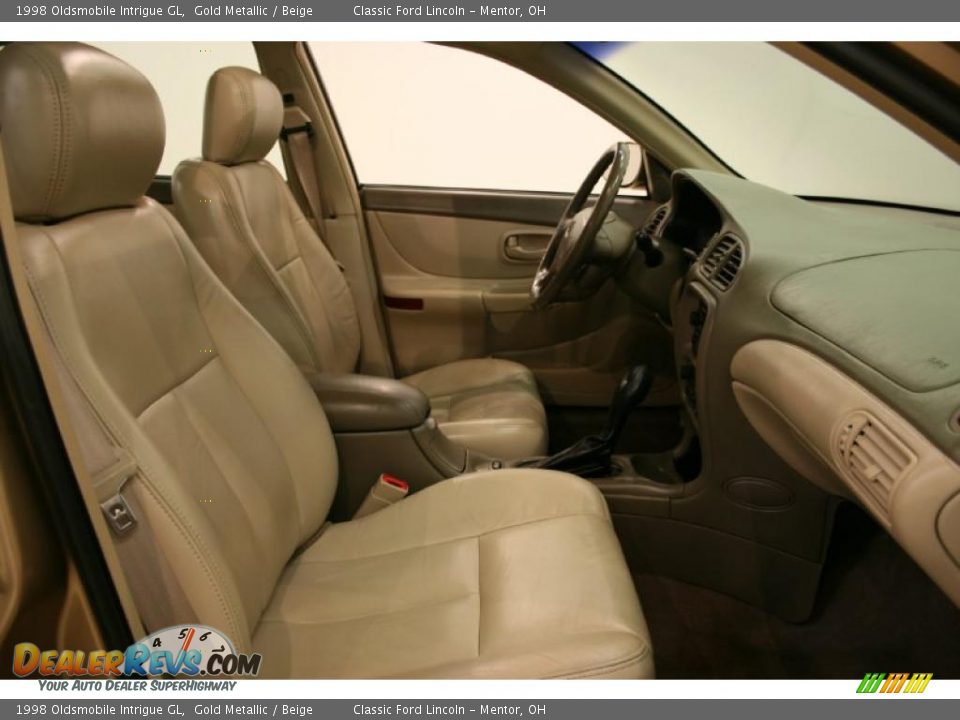 1998 Oldsmobile Intrigue GL Gold Metallic / Beige Photo #15