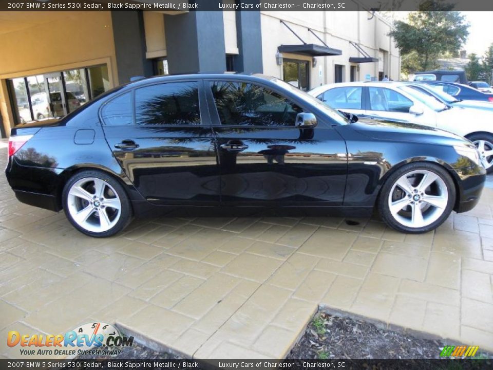 2007 BMW 5 Series 530i Sedan Black Sapphire Metallic / Black Photo #2