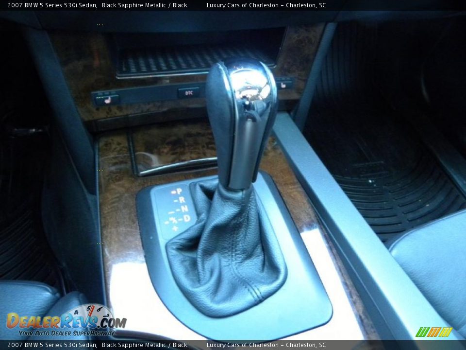 2007 BMW 5 Series 530i Sedan Black Sapphire Metallic / Black Photo #18