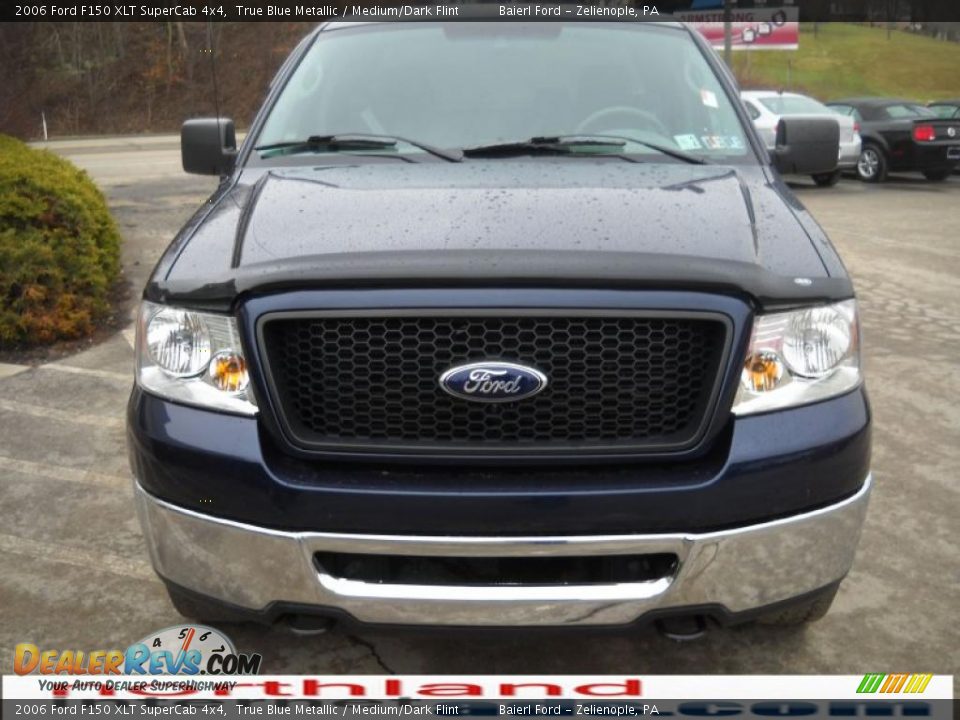 2006 Ford F150 XLT SuperCab 4x4 True Blue Metallic / Medium/Dark Flint Photo #3