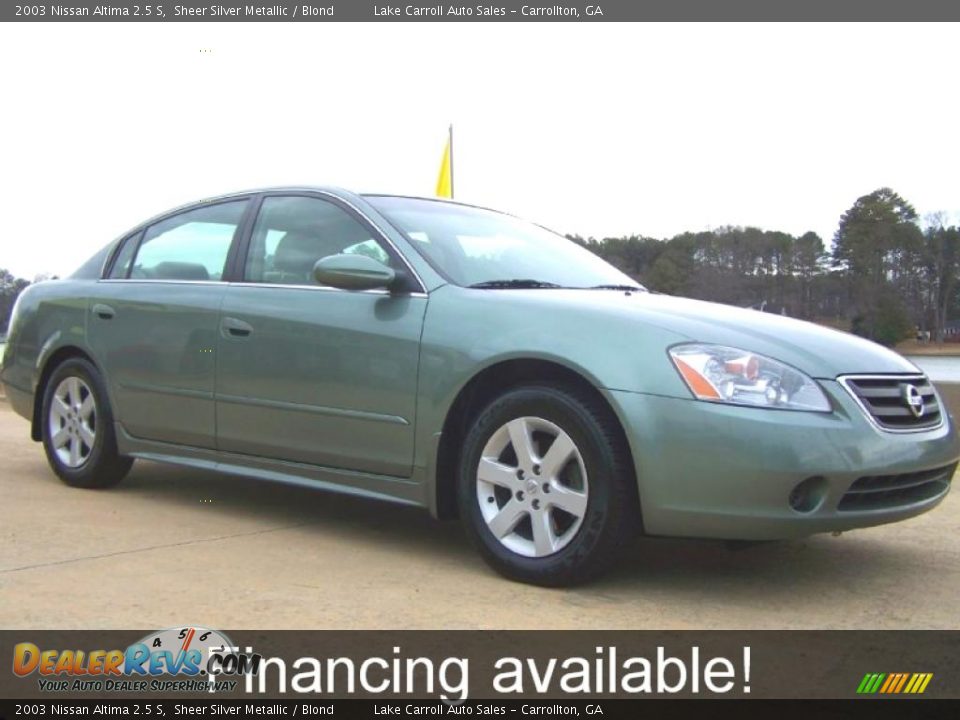 2003 Nissan Altima 2.5 S Sheer Silver Metallic / Blond Photo #1