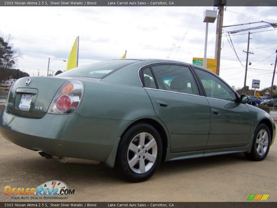 2003 Nissan Altima 2.5 S Sheer Silver Metallic / Blond Photo #3