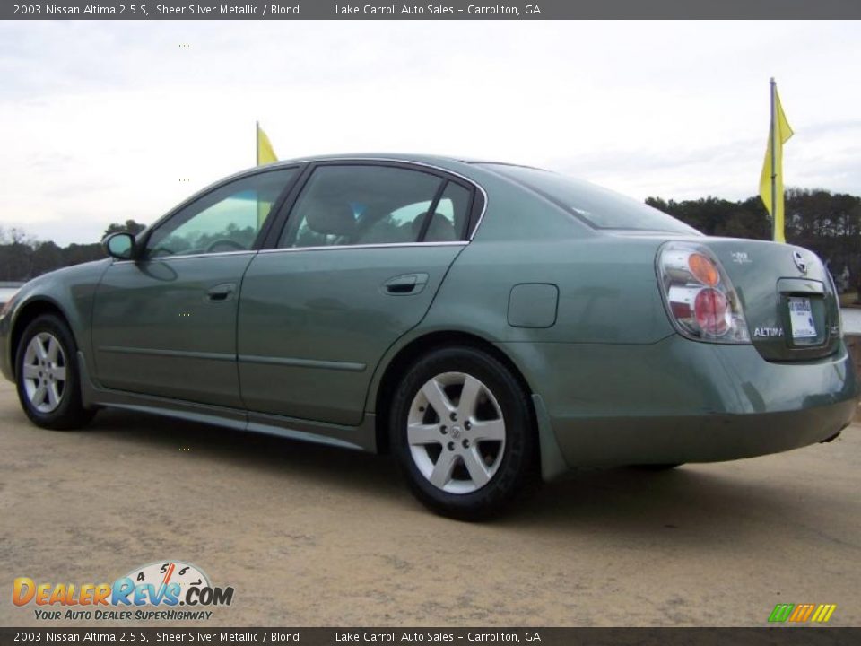 2003 Nissan Altima 2.5 S Sheer Silver Metallic / Blond Photo #4