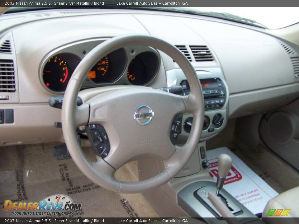 2003 Nissan Altima 2.5 S Sheer Silver Metallic / Blond Photo #5