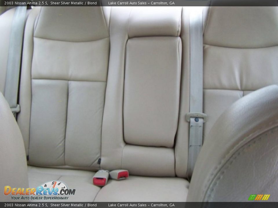 2003 Nissan Altima 2.5 S Sheer Silver Metallic / Blond Photo #8