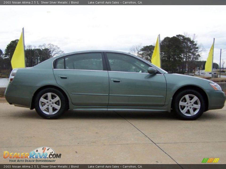 2003 Nissan Altima 2.5 S Sheer Silver Metallic / Blond Photo #13