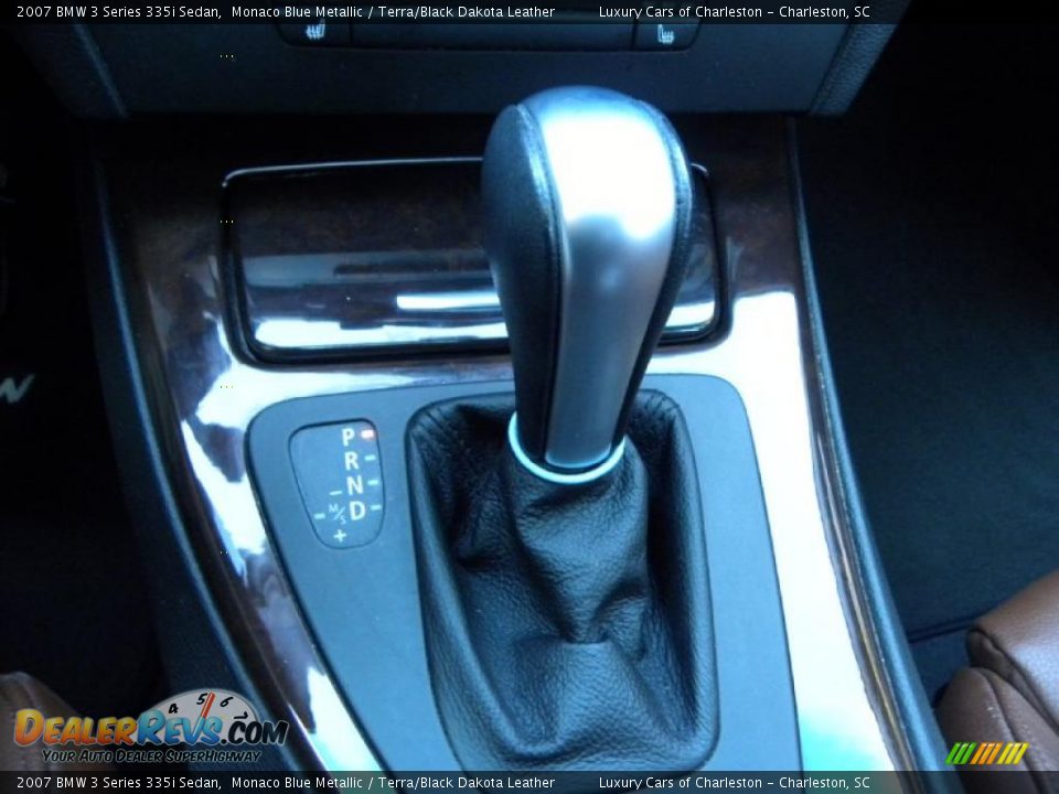 2007 BMW 3 Series 335i Sedan Monaco Blue Metallic / Terra/Black Dakota Leather Photo #19