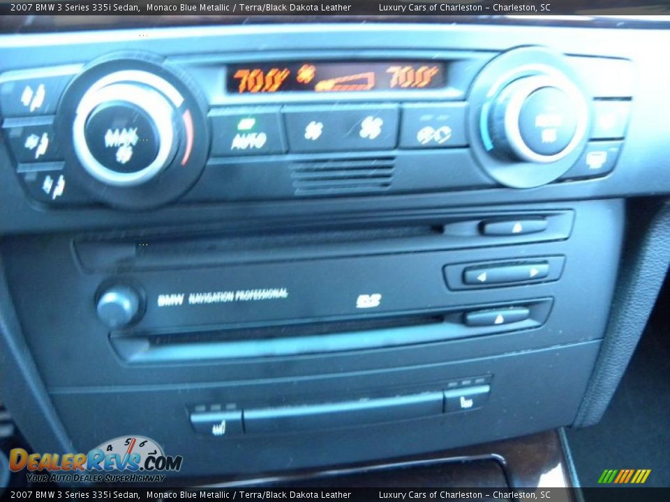 2007 BMW 3 Series 335i Sedan Monaco Blue Metallic / Terra/Black Dakota Leather Photo #20