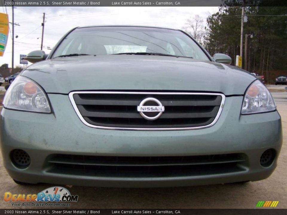 2003 Nissan Altima 2.5 S Sheer Silver Metallic / Blond Photo #15