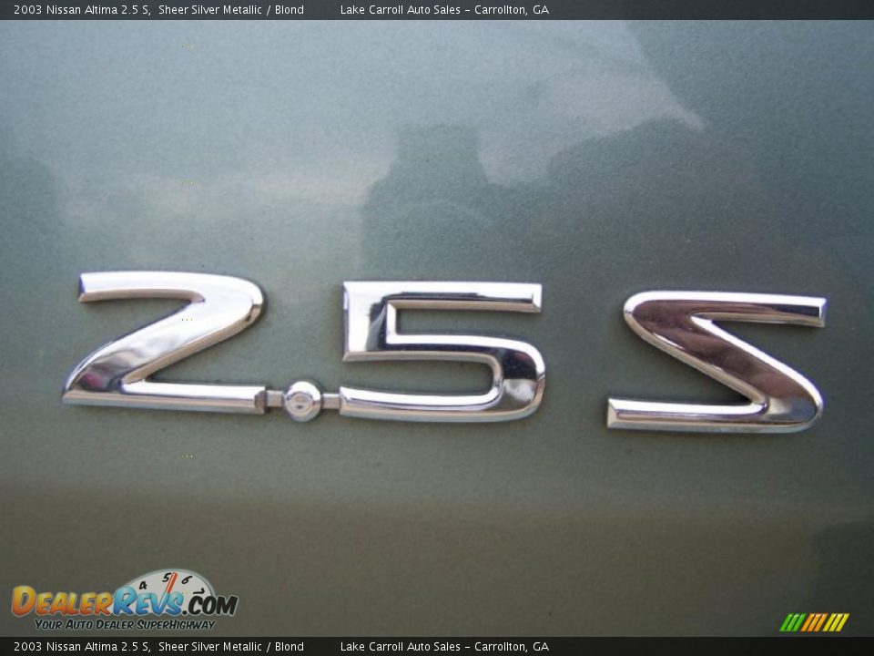 2003 Nissan Altima 2.5 S Sheer Silver Metallic / Blond Photo #18