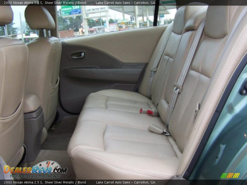 2003 Nissan Altima 2.5 S Sheer Silver Metallic / Blond Photo #27