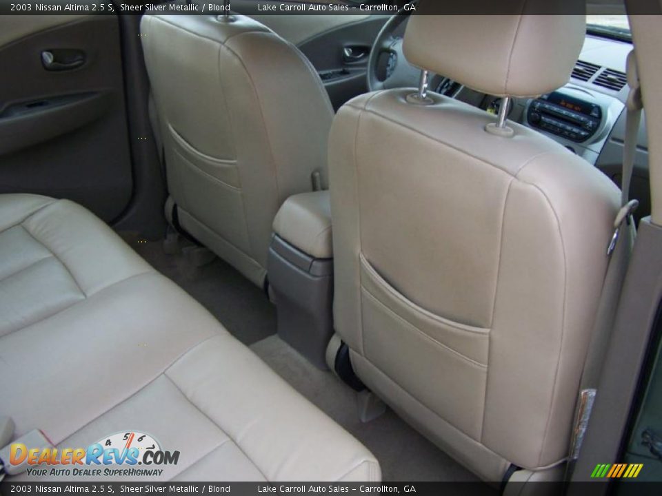 2003 Nissan Altima 2.5 S Sheer Silver Metallic / Blond Photo #29