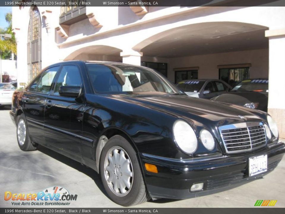 1996 Mercedes-Benz E 320 Sedan Black / Black Photo #1