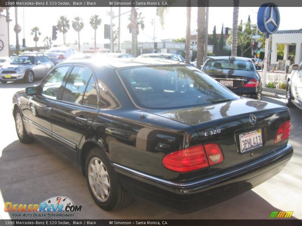 1996 Mercedes-Benz E 320 Sedan Black / Black Photo #4