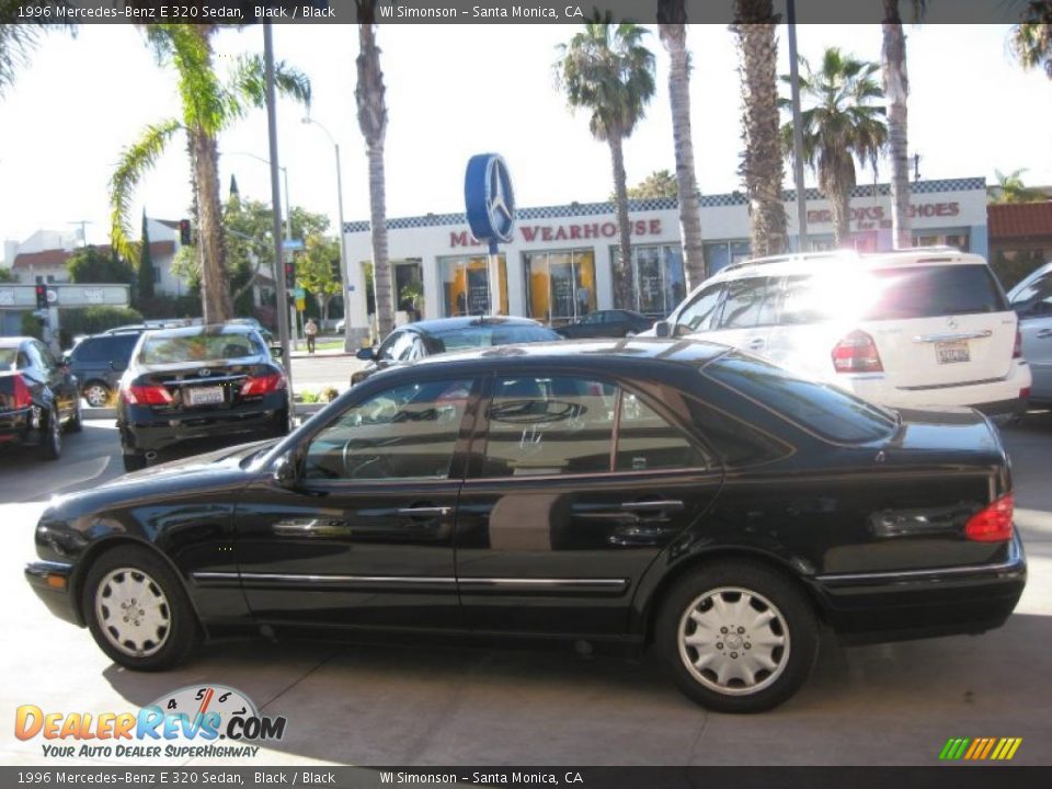 1996 Mercedes-Benz E 320 Sedan Black / Black Photo #5